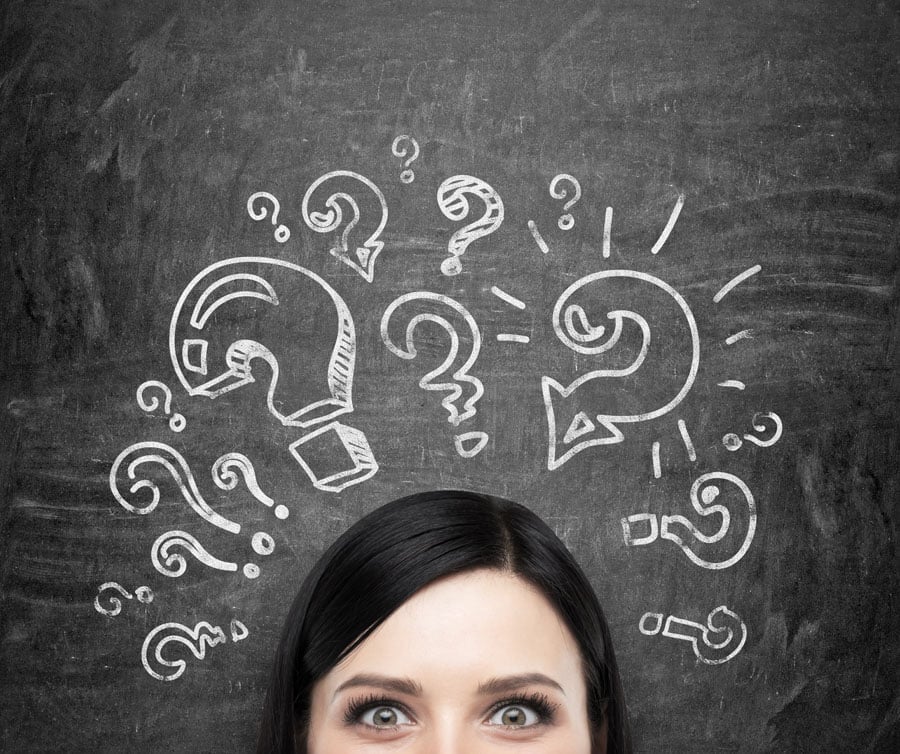 Plastic Surgery - Education, Experience and Results A forehead of the brunette girl who is pondering about unsolved concerns
