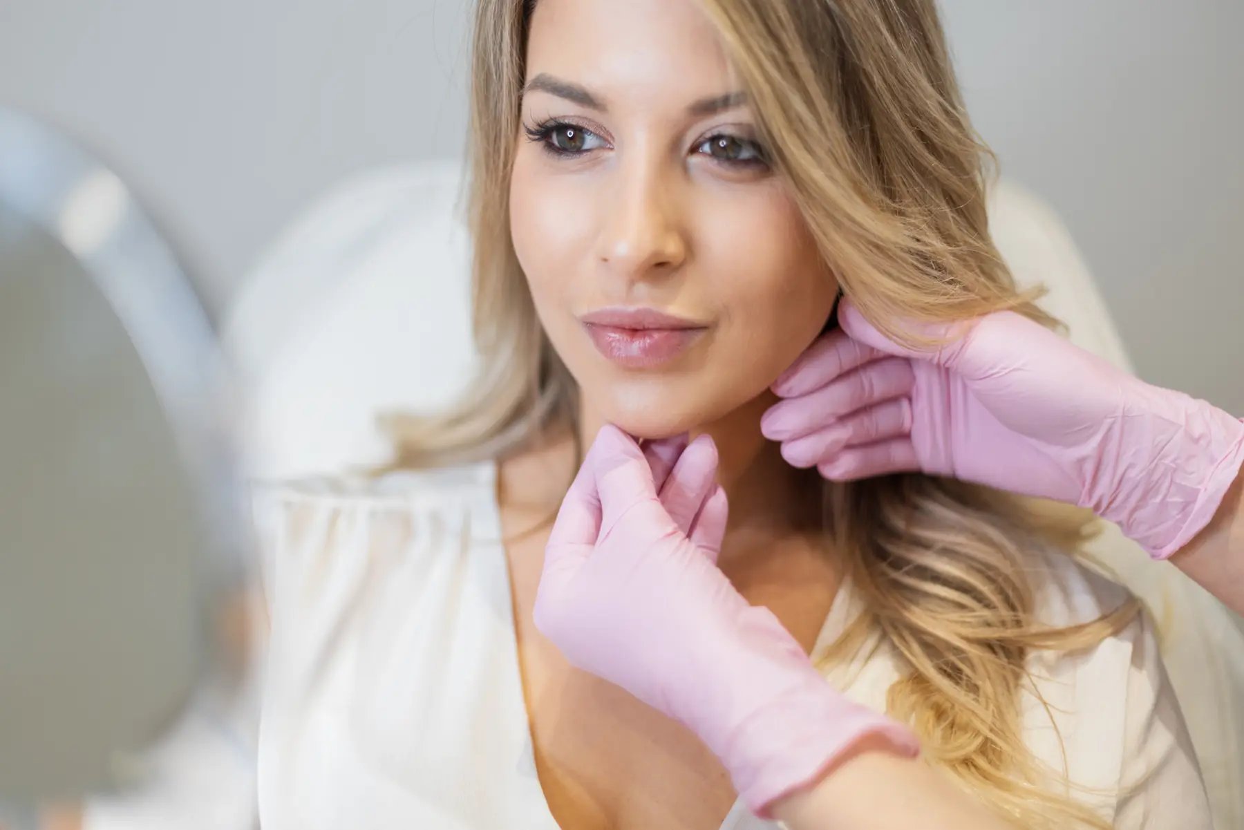 Professional woman cosmetologist doctor